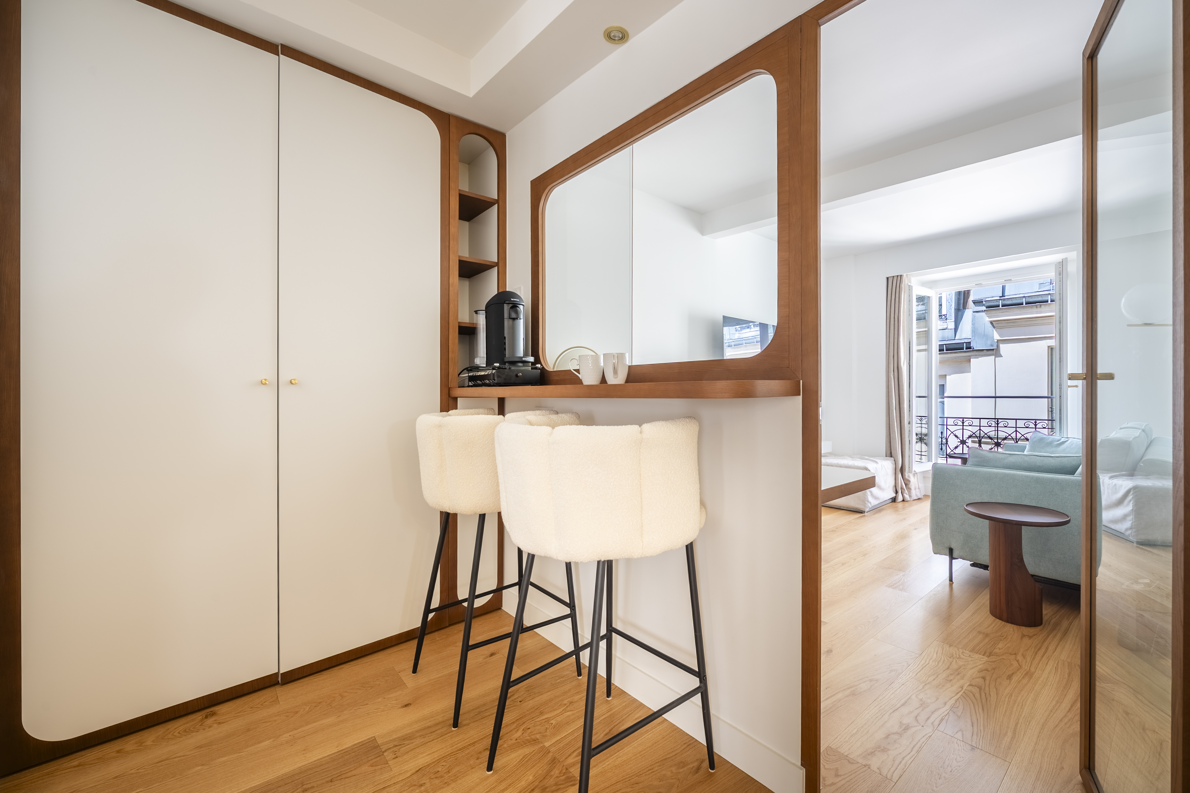 Morning coffee bar nook